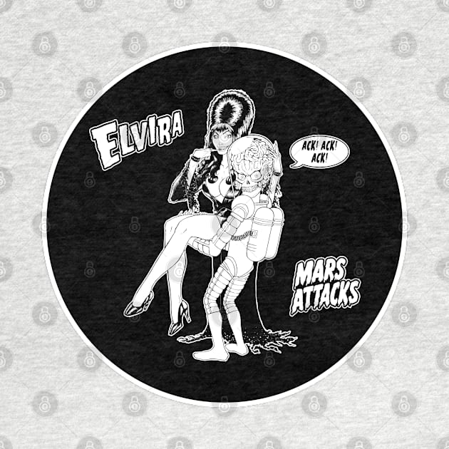 Elvira vs Mars Attacks by Ivo_Marques